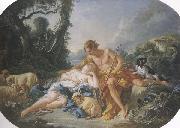 Francois Boucher Daphnis and Chloe oil on canvas